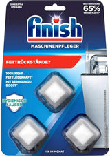 Finish Machine Cleaner Tabs - Tablettes pour lave-vaisselle contre la saleté et la graisse à l'intérieur du lave-vaisselle, 3 tablettes Naty Shop