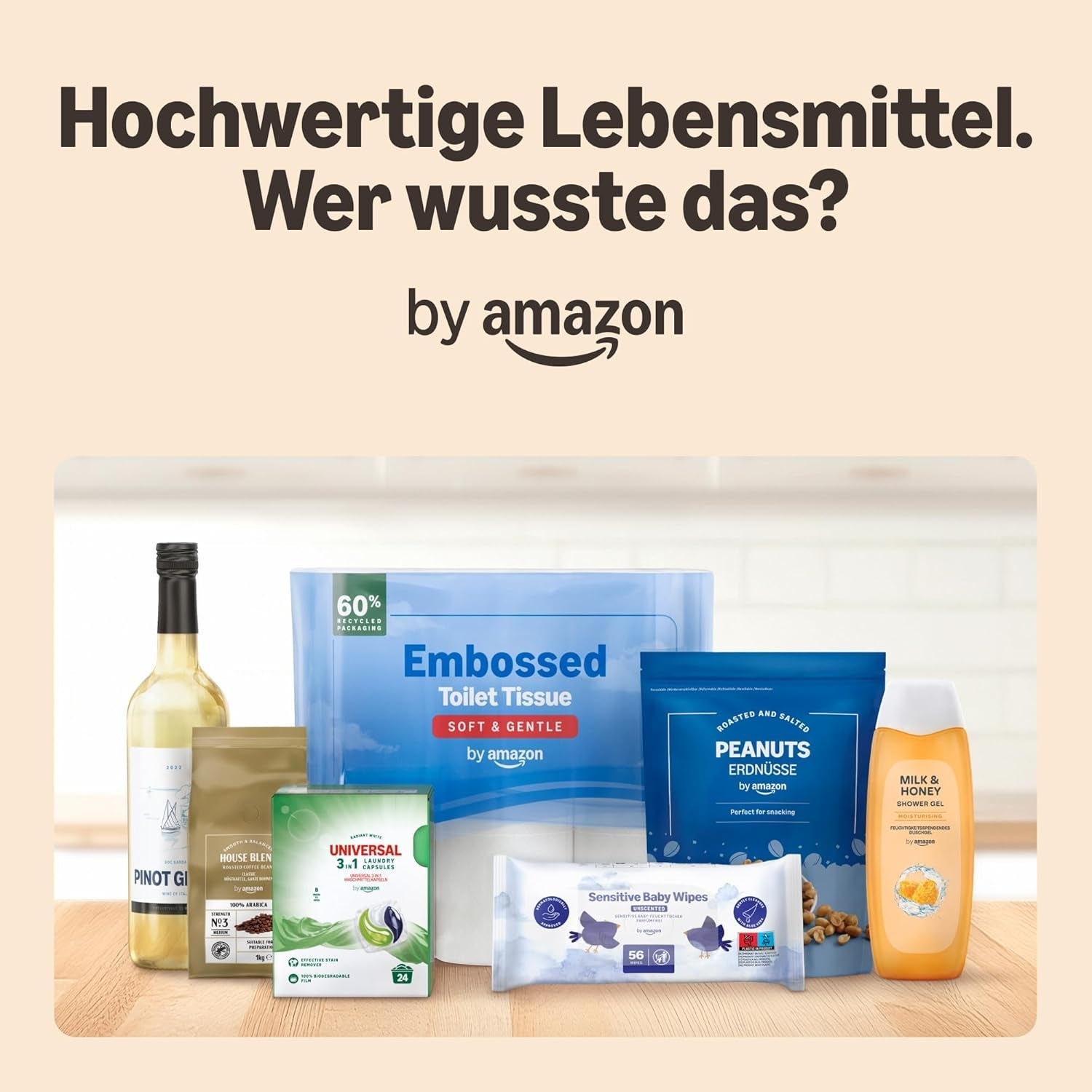 par Amazon Lungo Kaffee-Kunststoffkapseln, compatible Nespresso, 20 Stück, Packung mit 1 – Rainforest Alliance certifié