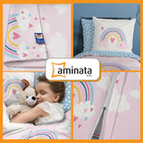 Aminata Kids linge de lit enfant, arc-en-ciel, réversible Linge de lit - enfant Naty Shop