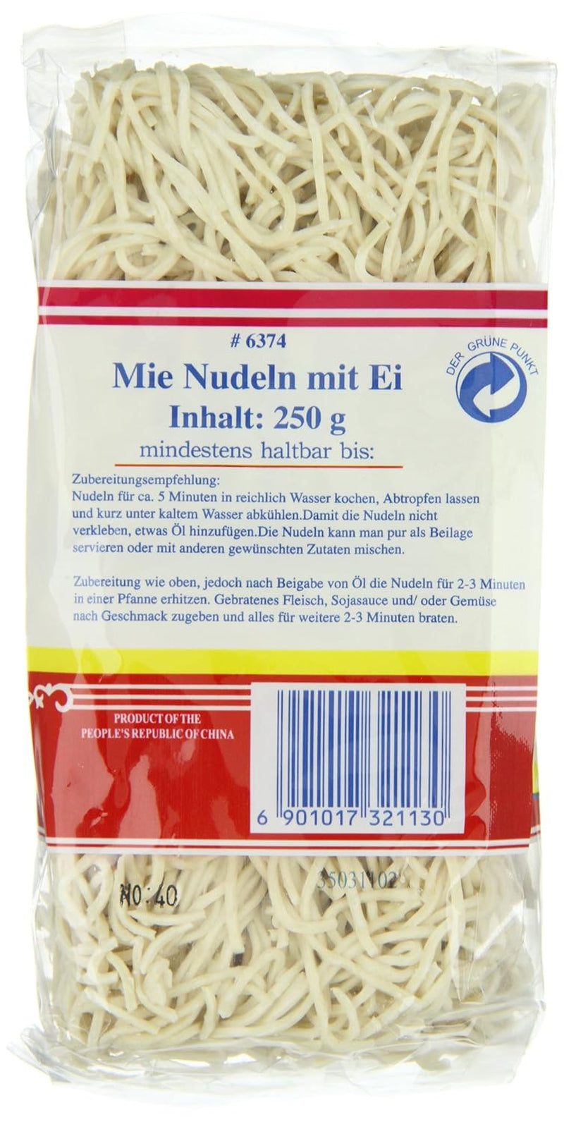 LONGLIFE - Nouilles chinoises, (1 x 250 g)