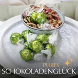 Lindt LINDOR Chocolat à la pistache | Sac refermable de 1 kg | env. 80 boules de chocolat au lait fourrées à la crème fondante à la pistache | Colis vrac, cadeau praliné