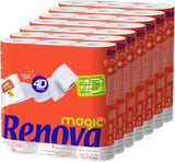 Papier toilette Renova, 7 paquets de 9 rouleaux - 63 rouleaux au total