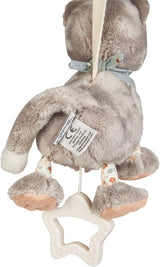 Sterntaler S cat Lilly boîte à musique - boîte à musique pour bébé en tissu doux - peluche à nouer pour les enfants - l'aide au sommeil a un effet apaisant à la maison et en déplacement, gris Jouets Bebe Naty Shop