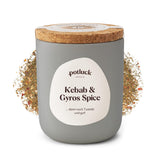 Repas-partage | Épices Kebab et Gyros | Gewürzzubereitung im Keramiktopf | 50g | Végétalien, sans gluten et avec des ingrédients naturels