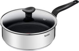 Tefal Poêle principale 20 cm, inox Avec revêtement antiadhésif Casseroles et poêles Naty Shop Revêtement antiadhésif Poêle pour la cuisson 24 Cm