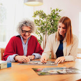 Ravensburger Puzzle 12001369 - Colibris et papillons - Puzzle 200 pièces pour personnes âgées et seniors avec de plus grandes pièces de puzzle, une poignée, un grand modèle d'image et une base de puzzle Puzzle Naty Shop