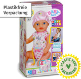 BABY Born Lena (fille) 36 cm, poupée avec 7 fonctions pour enfants à partir de 1 an, fonctionne sans pile, grande poupée 36 cm, 834596 Zapf Creation, poupées roses Naty Shop