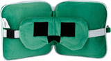 Puckator Relaxeazzz Minecraft Creeper Oreiller de voyage en peluche et masque pour les yeux Appui-tête Oreiller de couchage Oreiller de voyage Masque de sommeil pour enfants et adultes pour voyage Voiture Train Avion Accessoire Oreillers de voyage Naty Shop