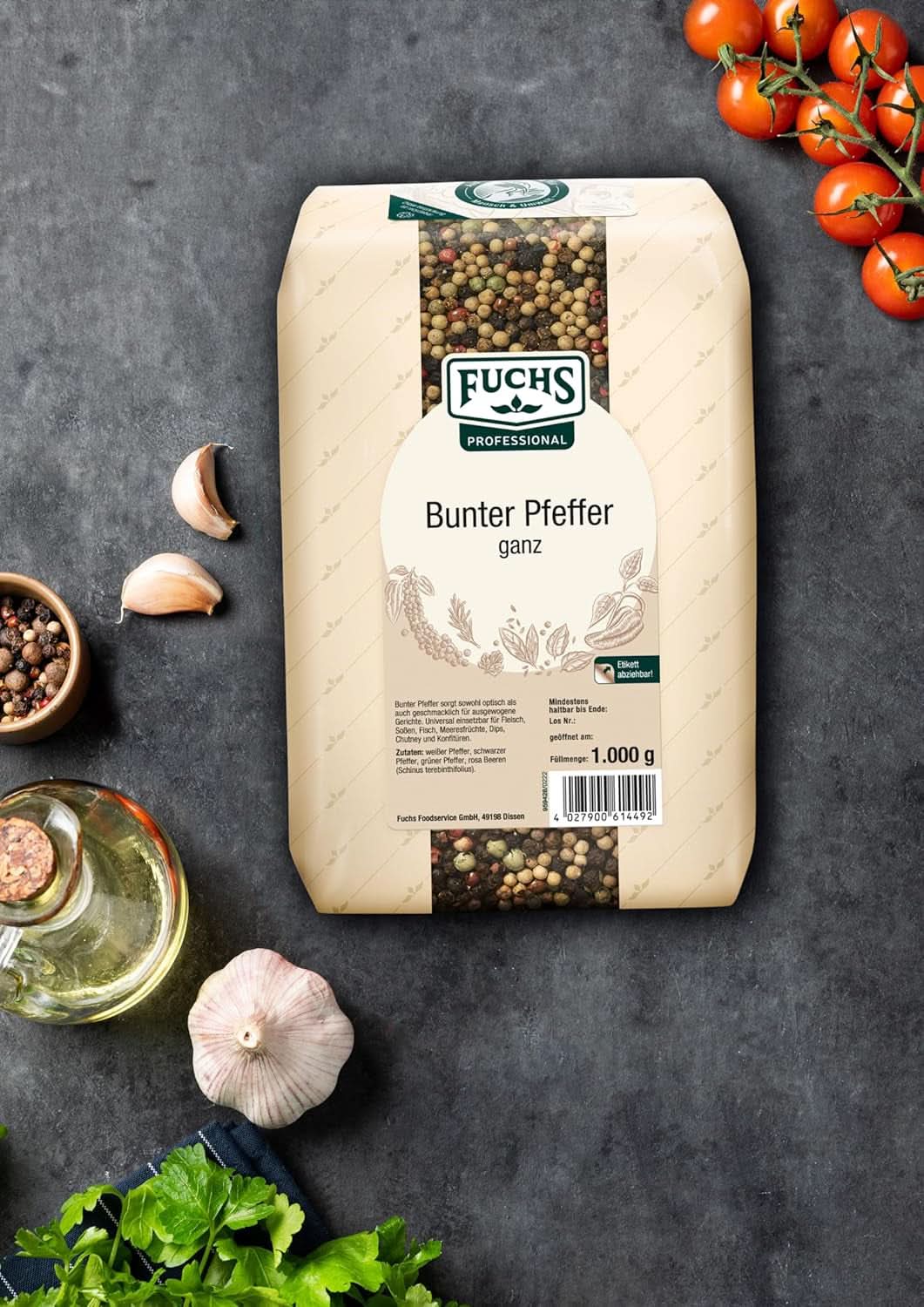 Poivre entier coloré Fuchs, 1 Kg Condimente Naty Shop
