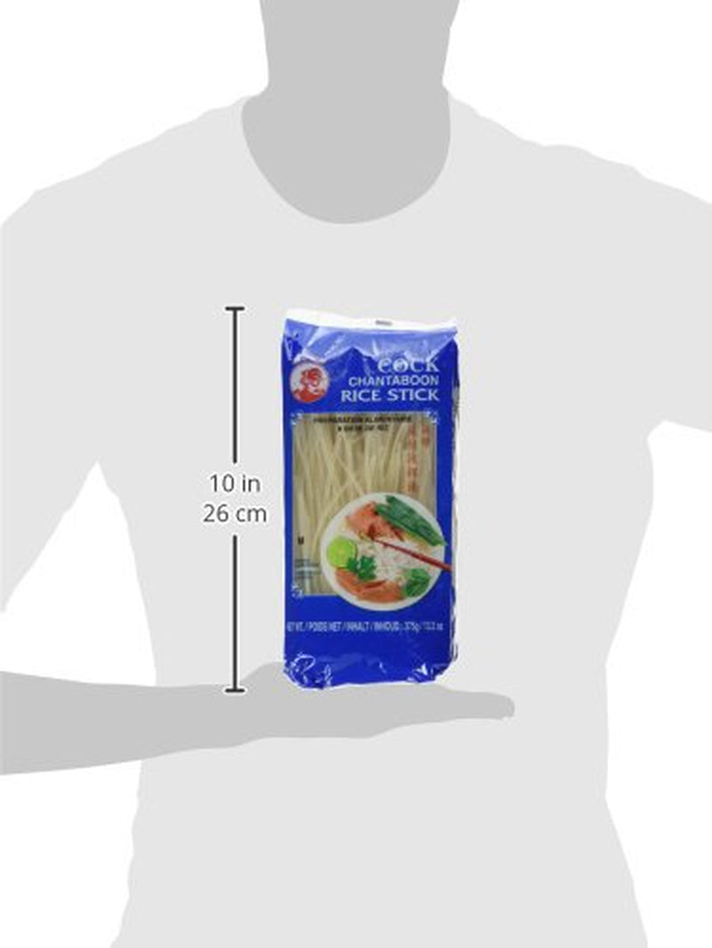 Nouilles de riz coq, 3 mm, grade 1 (1 paquet x 375 g)