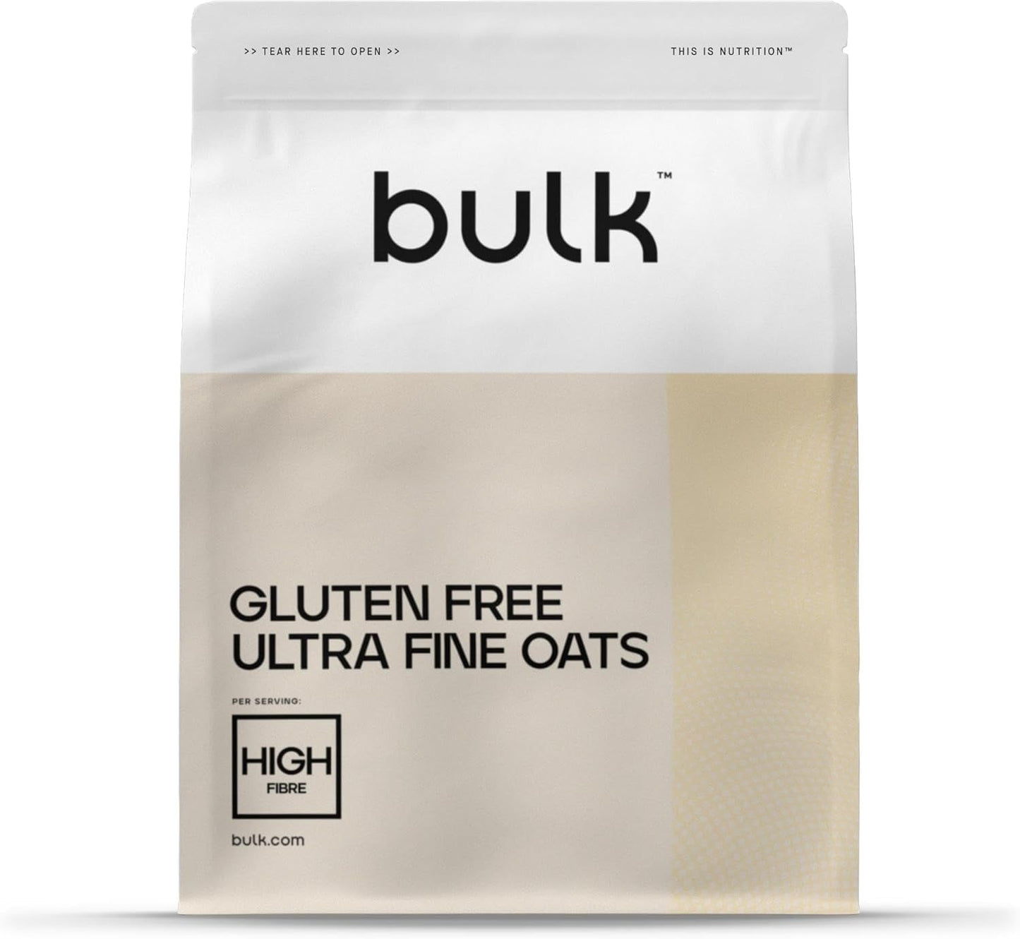 Gruau finement moulu, flocons d'avoine écossais naturels en vrac, sans gluten, 2,5 kg, l'emballage peut varier