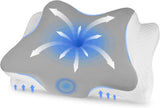 Oreiller orthopédique, oreiller de soutien latéral, oreiller de soutien du cou, oreiller pour douleurs cervicales, oreiller en mousse à mémoire de forme, oreiller ergonomique, pour le soutien latéral du dos et du ventre - Oreillers orthopédiques cervicaux en forme de papillon Naty Shop Titre par défaut