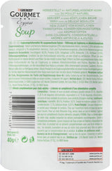 Soupe Gourmet Crystal pour Chats au Poulet et Légumes Naturels, Paquet de 32 (32 x 40g)