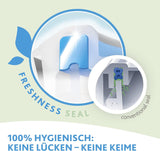 Emsa 515585 Clip alimentaire et fermeture | Ensemble 3 pièces | plastique | transparent / vert | Boîtes de conservation alimentaire Naty Shop 0,55 / 1 / 2,2 litres