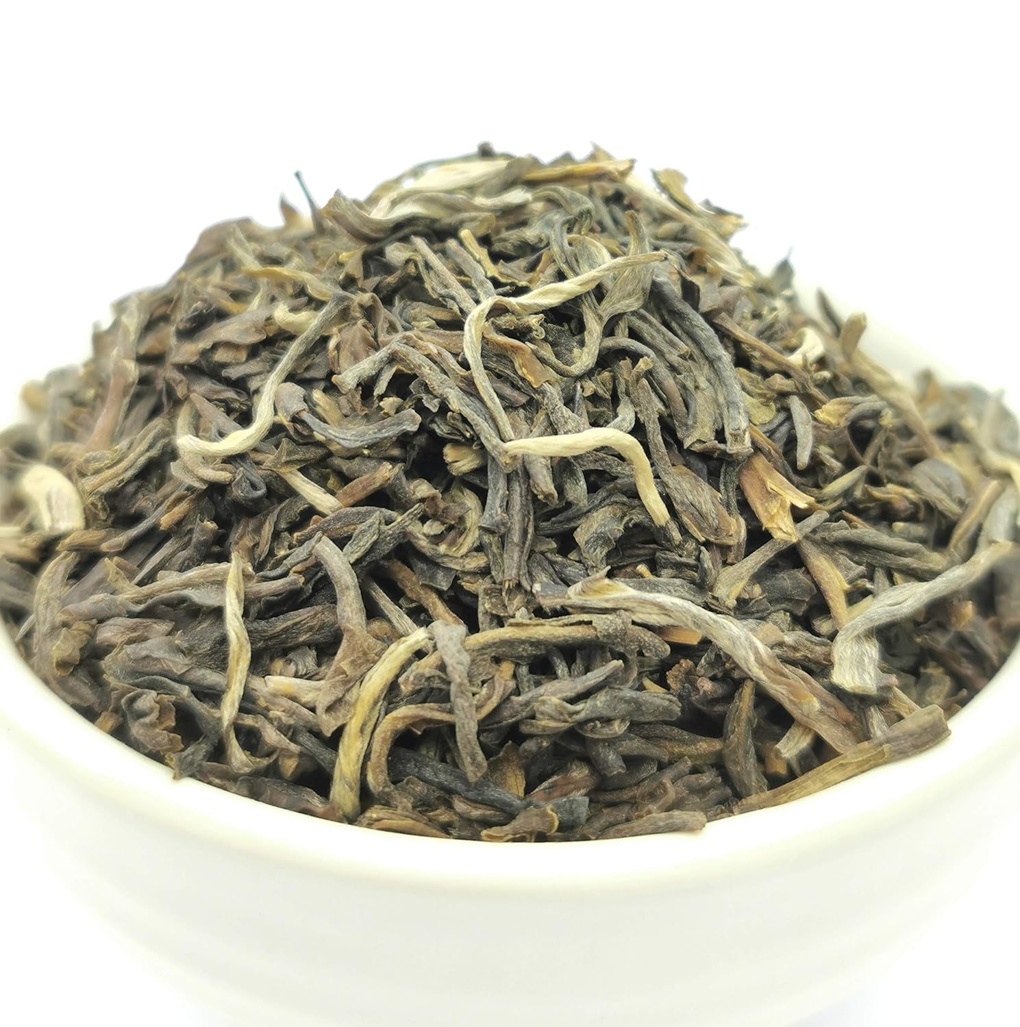 Thé au jasmin en vrac 100g, Thé vert à la fleur de jasmin naturellement aromatisé, Thé vert au jasmin au goût de jasmin prononcé, Thé vert Teaclub