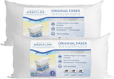 Mediflow 5201 Oreiller à eau original dans un paquet de deux 40 x 80 cm Blanc 2 pièces (1 paquet) Naty Shop Oreillers standard Titre par défaut