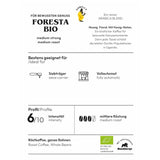 Café Gorilla Foresta 6 x 1000 g de grains entiers torréfiés | Mélange Arabica | Porte-filtre et machines à expresso entièrement automatiques | Café expresso