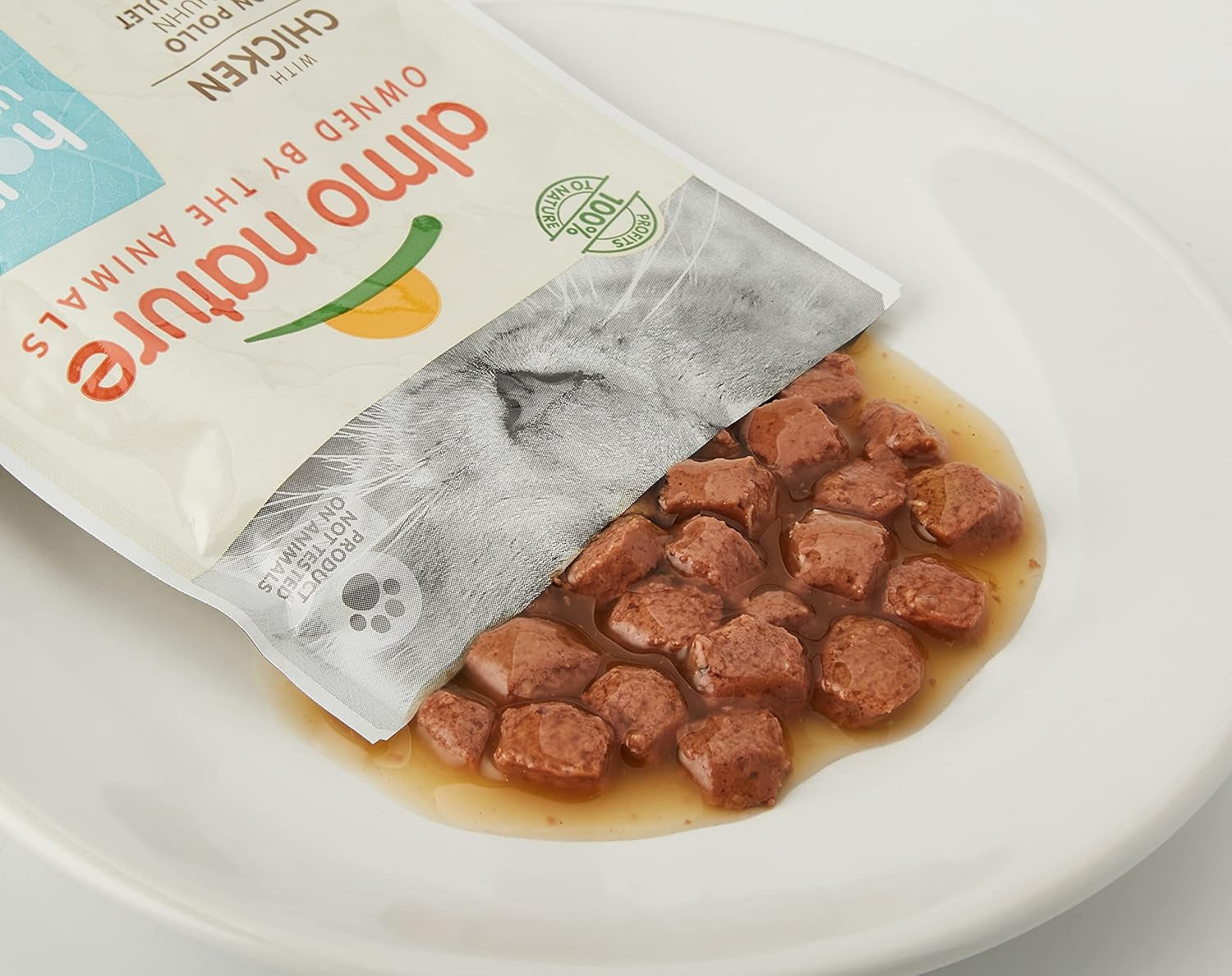 Almo Nature Functional Urinary Help - Nourriture humide pour chat adulte au goût de poisson et de poulet - Favorise la santé des voies urinaires - 6 sachets de 70 g chacun