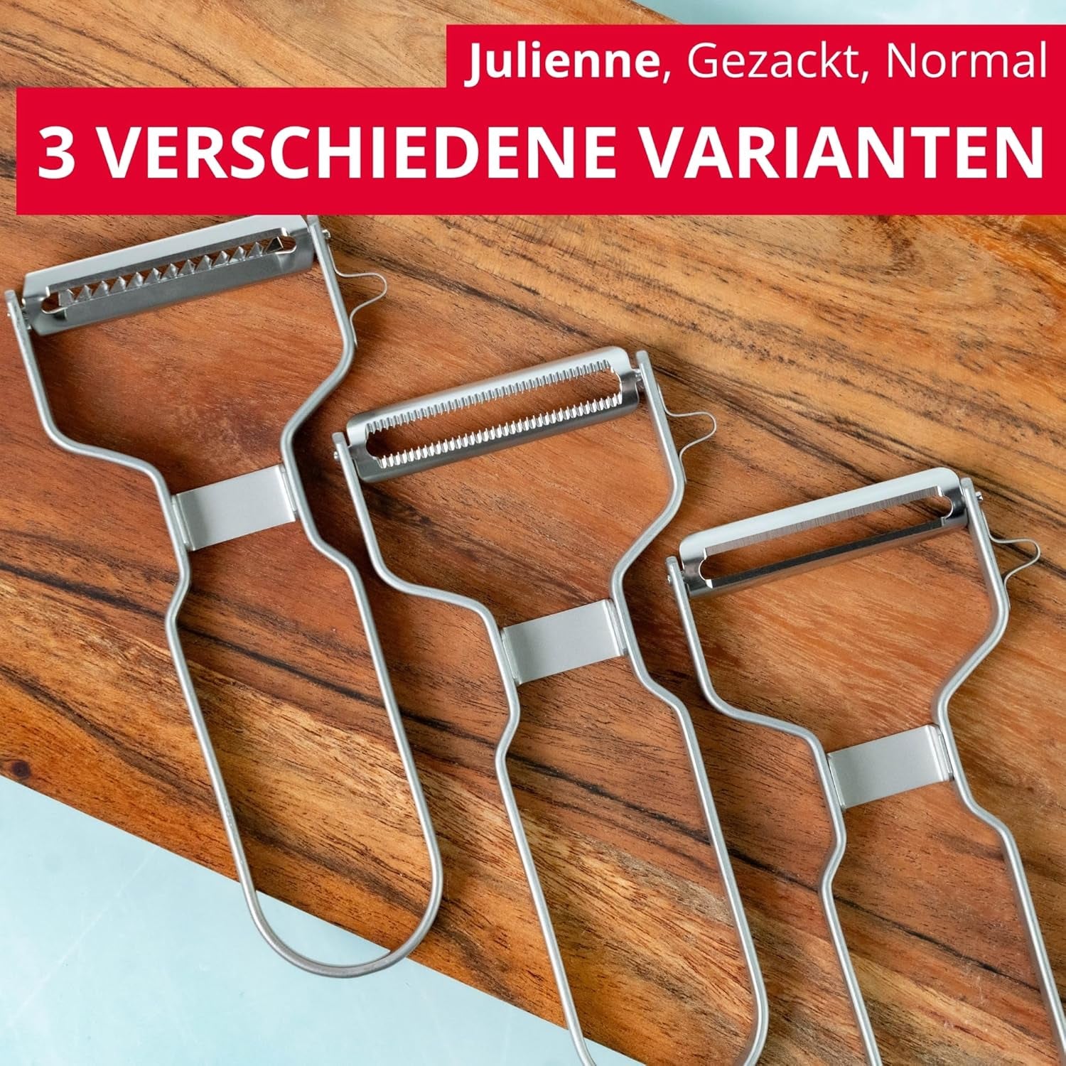 Éplucheur à julienne Westmark, éplucheur en acier inoxydable Naty Shop
