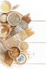 DIET-FOOD Bio Buchweizen Soba Nudeln Lebensmittel Pasta Vegane Glutenfreie Lactosefrei Sojafrei Nudeln for Vegetarier and Veganer 250 Gramm