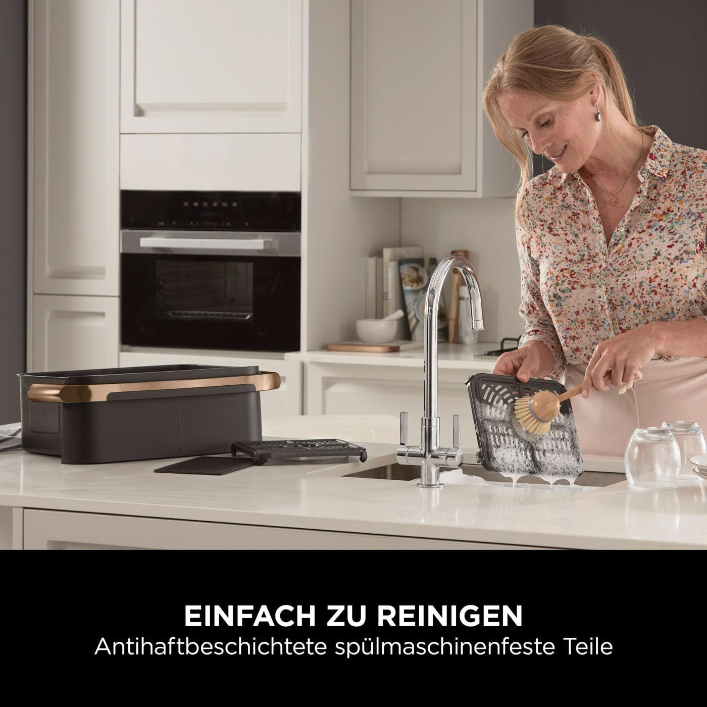 Friteuse à air double zone Ninja Foodi Flexdrawer, appareils électroménagers AF500EUCP Naty Shop