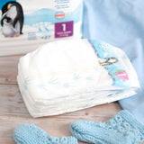 Couches bio taille 1 nouveau-né (2-5 kg), 1 sachet de 27 couches
