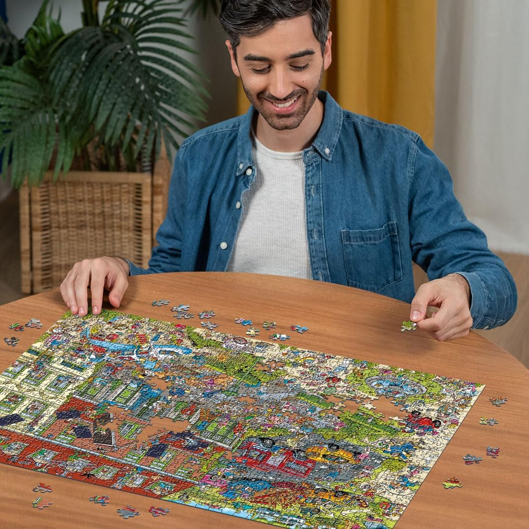 Ravensburger Puzzle 12000723 - L'Hôtel - Puzzle 1000 pièces pour adultes et enfants à partir de 14 ans, Puzzle Naty Shop
