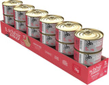 Silver Poulet avec Mousse et Filets de Canard, Aliment humide complet pour chats seniors, Sans céréales, Soutien immunitaire, Source d'humidité, 12 x 70 g