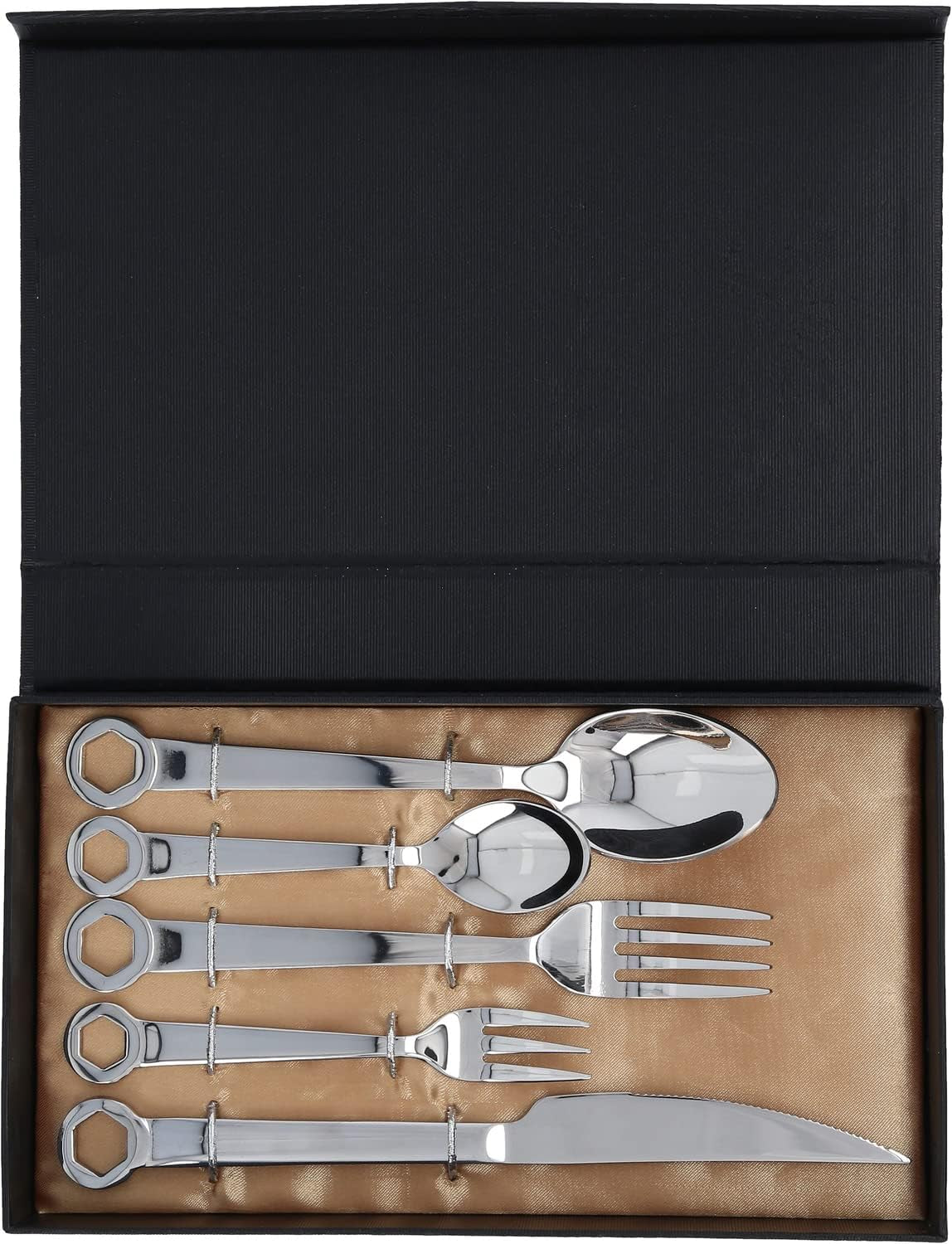 Ménagère 5 pièces en acier inoxydable Cuisine Naty Shop
