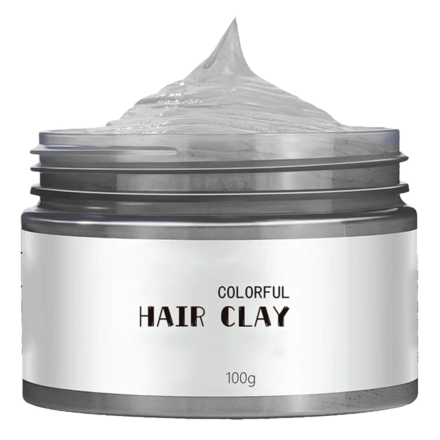 Teinture pour cheveux gris, teinture pour cheveux gris argenté, cire capillaire temporaire, unisexe - couverture grise, nourrissante, crème, cire, 1 millilitre, 1 pièce Naty Shop Hair Dye Default Title