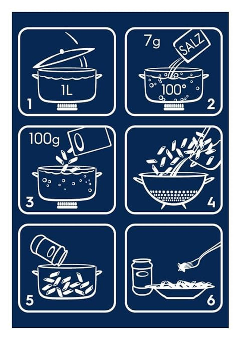 Pâtes Barilla Classic Penne Rigate Nr. 73 de blé dur de haute qualité, toujours al dente (1 x 500 g)