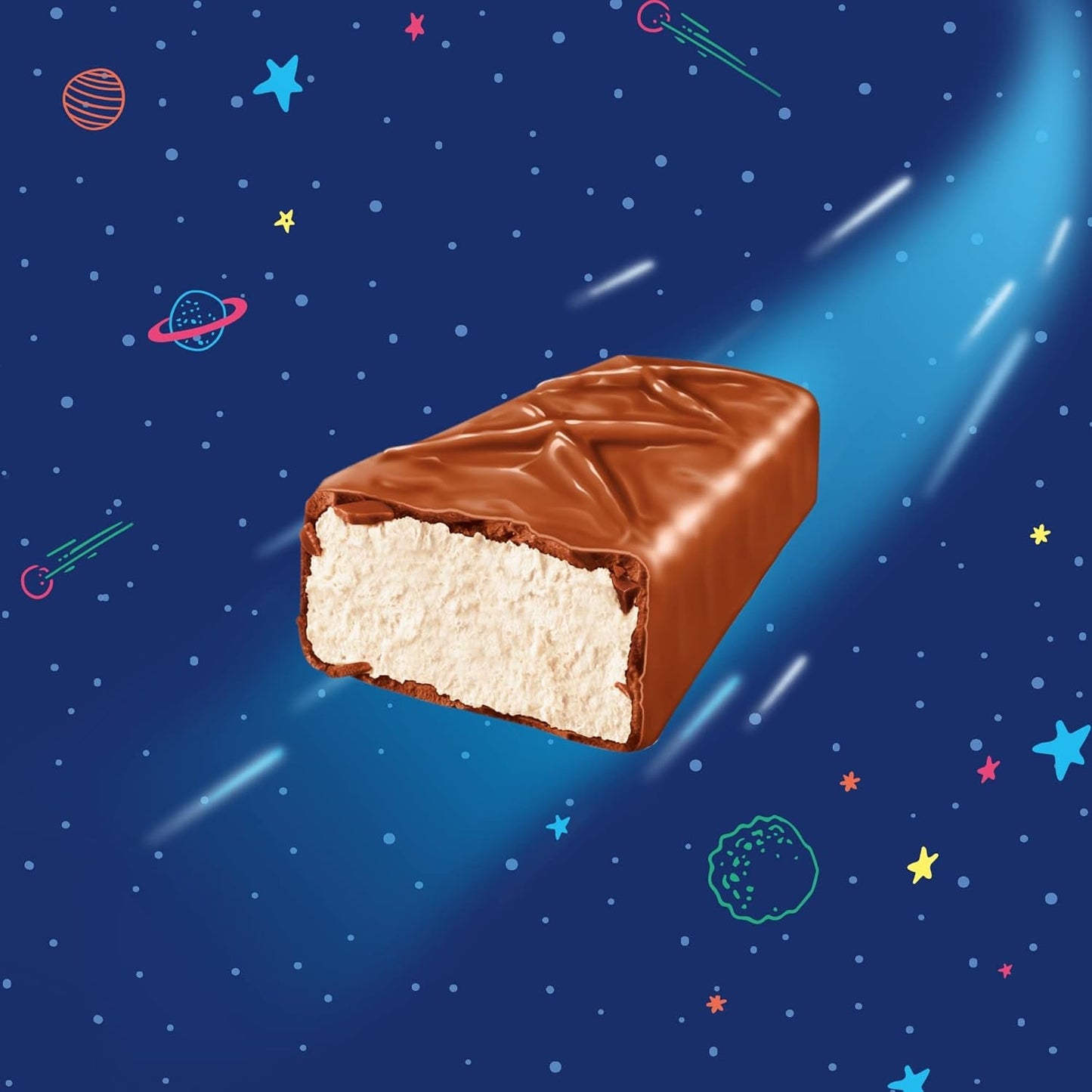 Mini Pack de Chocolat en Vrac, Mini Barres de Chocolat au Nougat Crème Caramel, 227g, Idée Cadeau Chocolat, Grand Pack de Chocolat