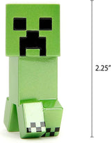 Jada Toys Ensemble de figurines Minecraft (4 pièces) en métal - Figurines à collectionner Minecraft Caves & Cliffs (Steve, Alex, Creeper et Warden) pour les joueurs et les collectionneurs 8+ 6 cm chacune Figurines Naty Shop