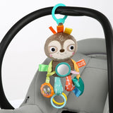 Jouet pour poussette Bright Starts, paresseux - avec hochet, miroir et boucles Taggie Bebe Toys Naty Shop