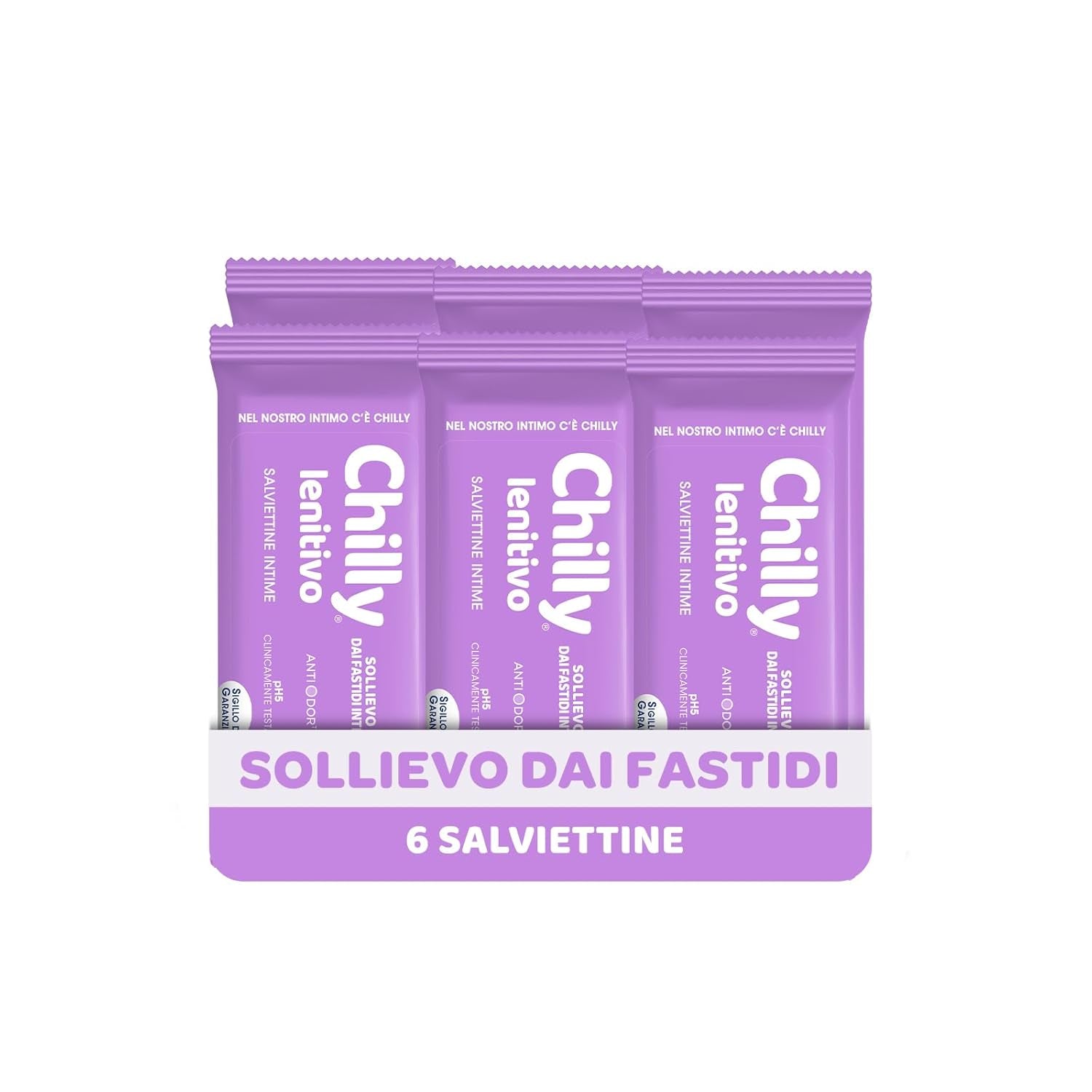 CY - Lingettes nettoyantes apaisantes, 6 pièces AMZ