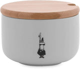 Y0TZ102 Zuccheriera (avec couverture en bambou), Porcellana, blanc