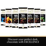Chocolat Lindt | Barre EXCELLENCE 85% Cacao | 100g | Chocolat Extra Noir | Vegan Chocolate Bar