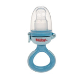 Nuby Mangeoire à Fruits en Silicone - Mangeoire à Fruits pour Bébés de 6 Mois et Tout-Petits - Anneau de Dentition pour Fruits, Légumes et Purées - Sans BPA - Rose - 6+ Mois