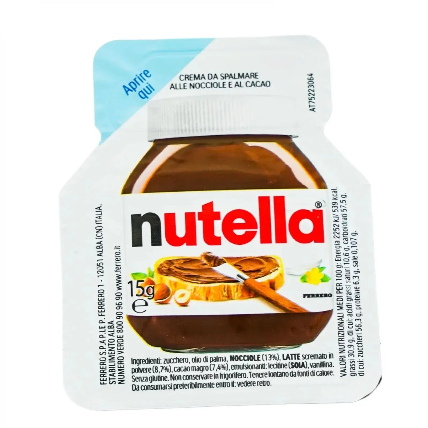 Crème Nutella, Cacao & Noisette, 15 g Naty Shop Glazes and Decor 15 grammes