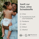 Kit & Kin Premium Eco Couches, taille 4 (9-16 kg), 132 couches, à base de plantes et hypoallergéniques, protection fiable contre les fuites, végétaliennes et sans cruauté envers les animaux