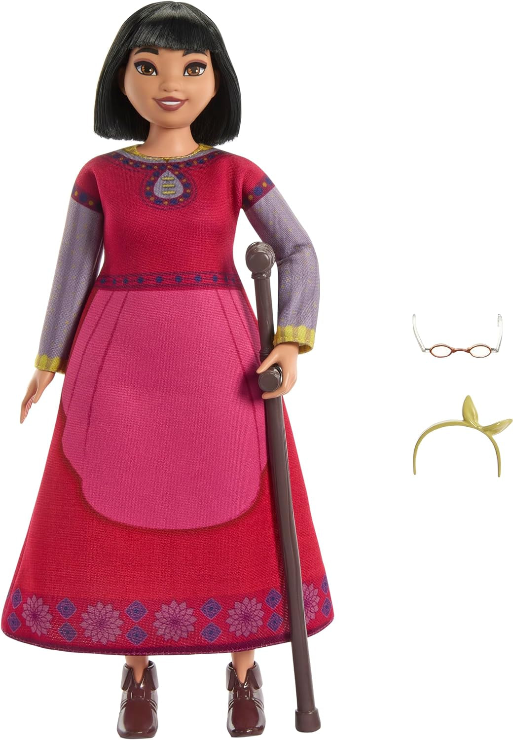Mattel Disney Wish Dahlia de Rosas Poupée et accessoires, poupée mannequin articulée, HPX24