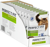 PERFECT FIT™ Sachets de portions pour chat senior avec dinde et carottes, 12 x 85 g