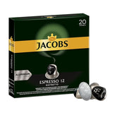 Capsules de café Lungo Classico, intensité 6 sur 12, 10 x 20 tasses & Capsules de café Espresso Ristretto, intensité 12 sur 12, 200 capsules compatibles Nespresso®*, 10 x 20 tasses
