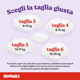 Couches Huggies Ultra Comfort, taille 4 (9-14 kg), paquet de 72 couches