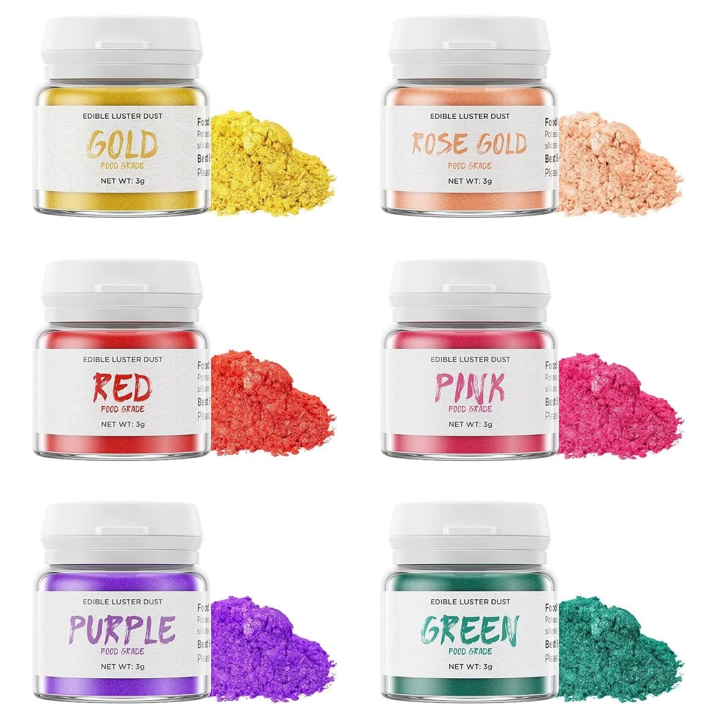 Paillettes comestibles, 3 grammes Naty Shop