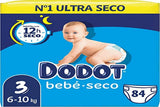 Couches Bebé-Seco, taille 3, 6 kg - 10 kg, 84 couches, séchage jusqu'à 12 heures