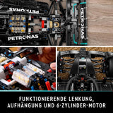 LEGO Technic Mercedes-Amg F1 W14 E Performance Set pour adultes, modèle réduit de voiture de course, objets de collection pour la maison ou le bureau, cadeaux de Formule 1 pour hommes et femmes 42171 Ensembles de construction Besuche den LEGO-Store