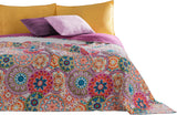Decoking 12222 Couvre-lit 200X220 Cm Rose Violet Blanc Coloré Anthracite Couvre-lit Double Face Coloré Rose Blanc Violet Quilting Bibi Lits et Couvertures Besuche den DecoKing-Store Violet Blanc 200X220