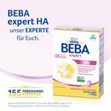 BEBA Expert HA 2 Lait de suite après 6 mois, aliment bébé aux protéines hydrolysées, lactose uniquement, sans huile de palme, lot de 6 (6 x 550 g) Naty Shop