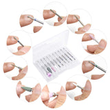 10 pièces Nagelbohrer Bits, Nagelfräser, Wolframlegierung Nagelfräser Bits, Professioneller Nagelfräser, Gelnägel Zubehör Nageldesign Zubehör Für Maniküre Pedicüre Entfernen Nail Art